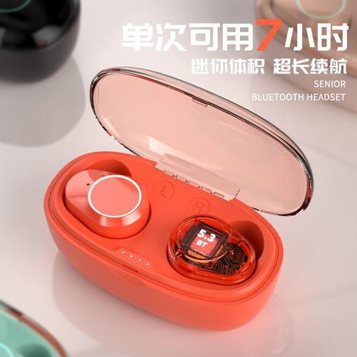 源头工厂跨境g02tws耳机 数显降噪无线蓝牙耳机 立体声触控耳机